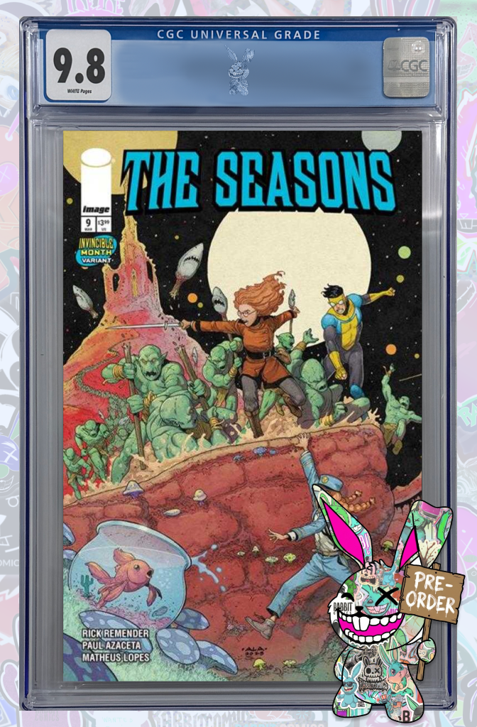 Seasons #9 Cover C Andre Lima Araujo & Mike Spicer Invincible Team Up Variant | CGC 9.8 | PREORDER