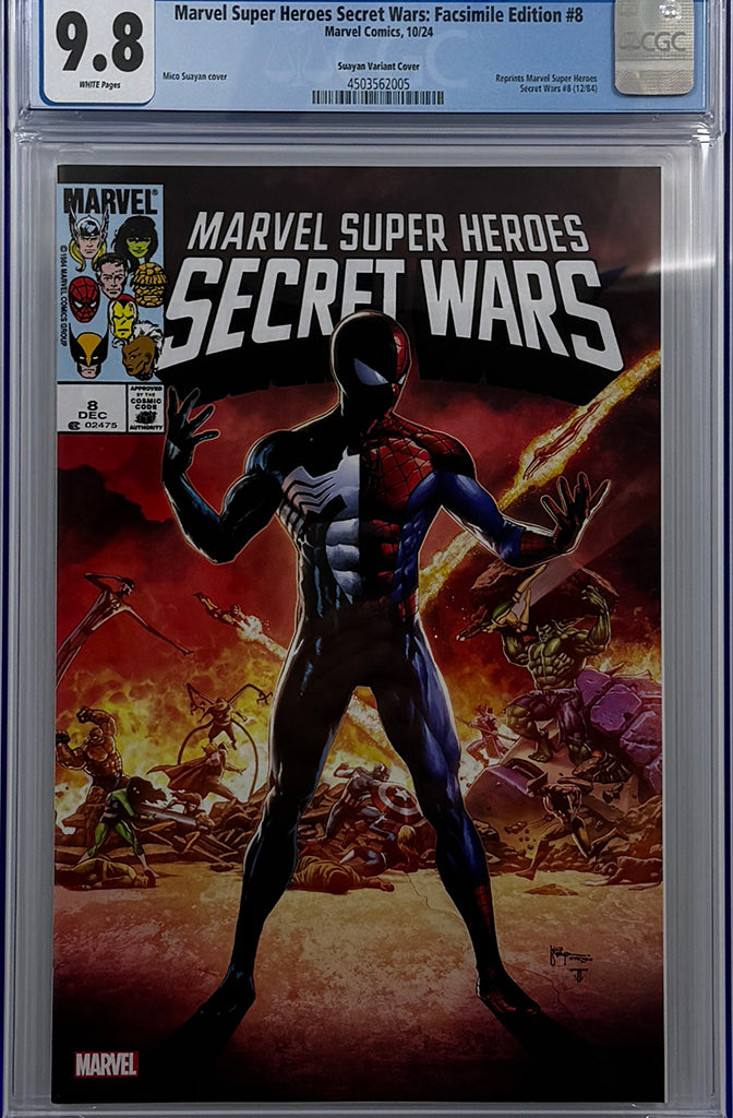 SECRET WARS #8  | MICO SUAYAN EXCLUSIVE TRADE VARIANT | CGC 9.8
