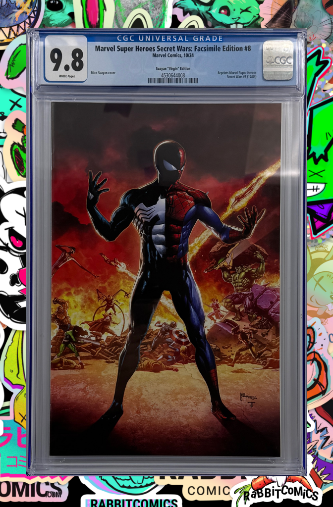 SECRET WARS #8  | MICO SUAYAN EXCLUSIVE VIRGIN VARIANT | CGC 9.8