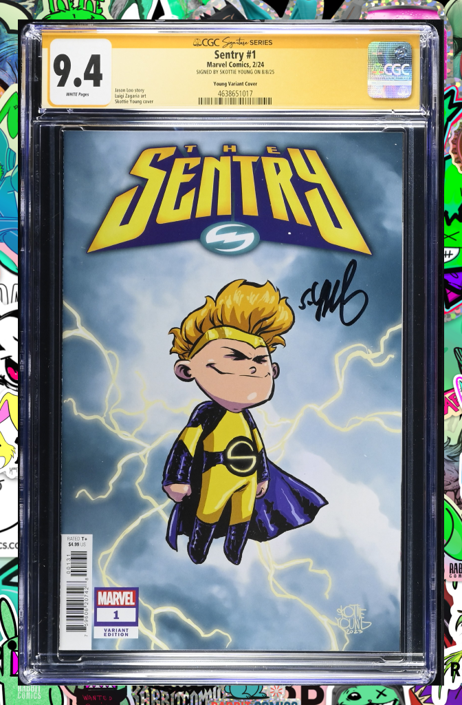 Sentry #1 | Skottie Young Variant | Signed By Skottie | CGC SS 9.4