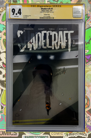 Shadecraft #1 | Cover B Jock Variant | Sigend by Lee Gabert | CGC SS 9.4