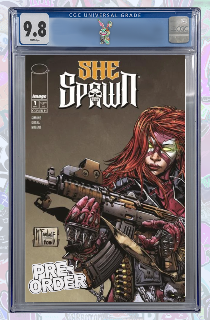 She Spawn #1 (Of 5) 1:50 Ratio Todd McFarlane Variant | CGC 9.8