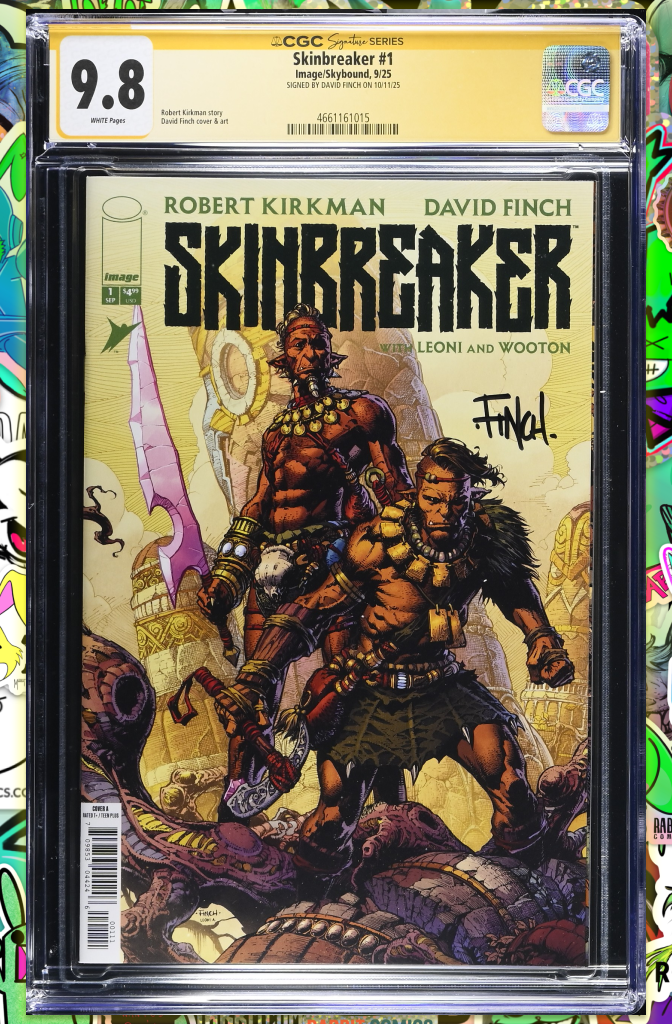 Skinbreaker #1 Cover A David Finch & Annalisa Leoni | CGC SS 9.8