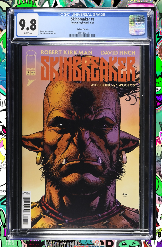 Skinbreaker #1 Cover B David Finch Portrait Variant | CGC 9.8