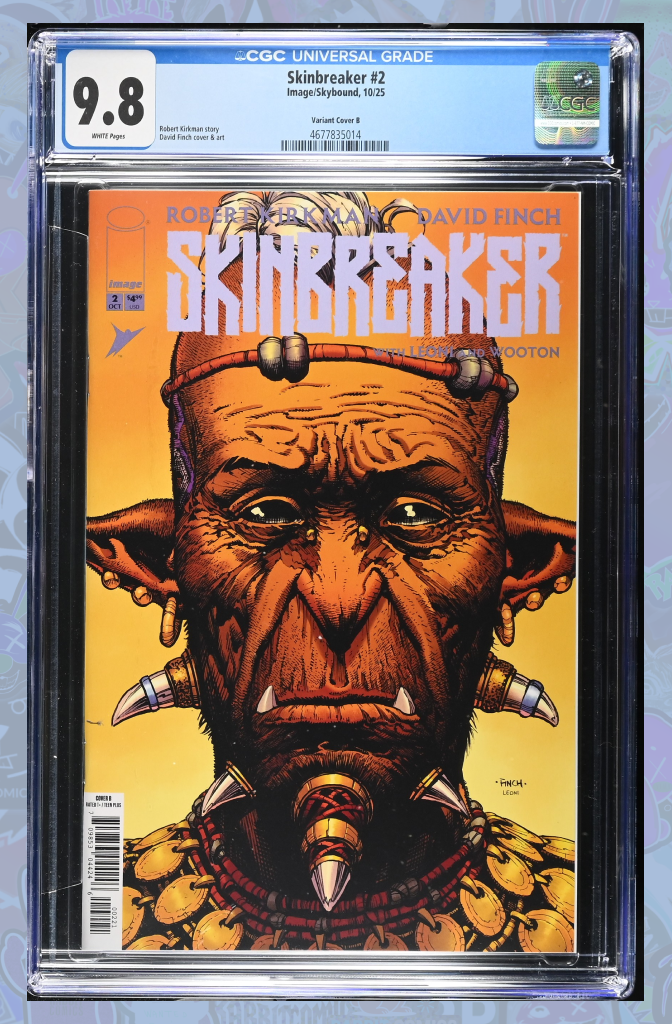 Skinbreaker #2 Cover B David Finch Portrait Variant | CGC 9.8