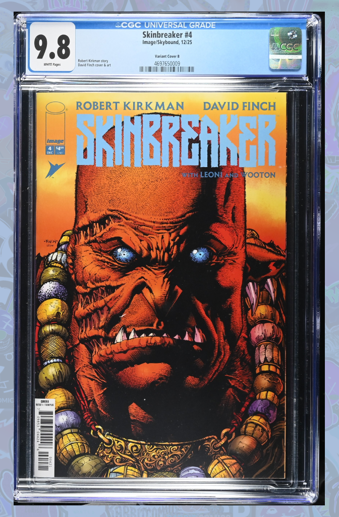 Skinbreaker #4 Cover B David Finch Portrait Variant | CGC 9.8