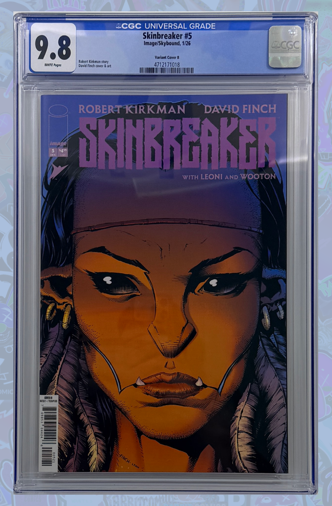Skinbreaker #5 Cover B David Finch & Annalisa Leoni Portrait Variant | CGC 9.8