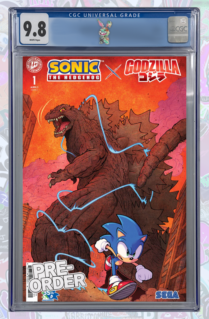 Sonic the Hedgehog x Godzilla #1 Cover A (Lawrence)  | CGC 9.8 | PREORDER