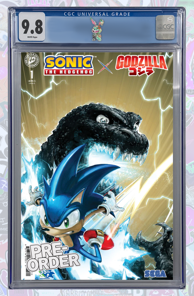 Sonic the Hedgehog x Godzilla #1 Cover D (CRAIN)  | CGC 9.8 | PREORDER