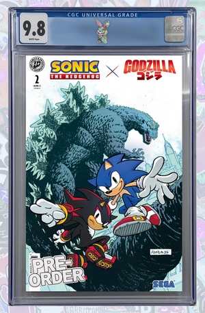 SONIC X GODZILLA COVER B CATALAN VARIANT  | CGC 9.8 | PREORDER