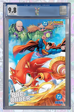 DC X Sonic The Hedgehog The Metal Legion #1 (Of 5) Cover C Acuna  Variant | CGC 9.8 | PREORDER