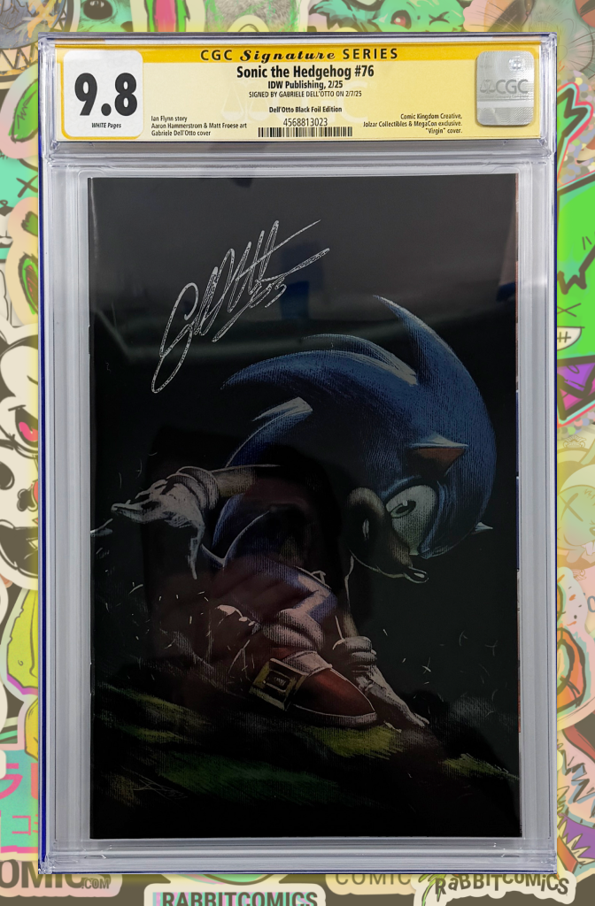 SONIC #76 | MEGACON DELL OTTO FOIL VARIANT | SIGNED BY DELL OTTO | CGC SS 9.8