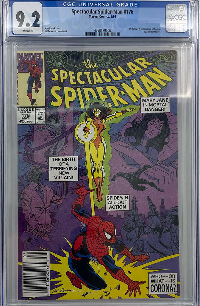 Spectacular Spider-Man #176 | 1st app of Corona | CGC 9.2