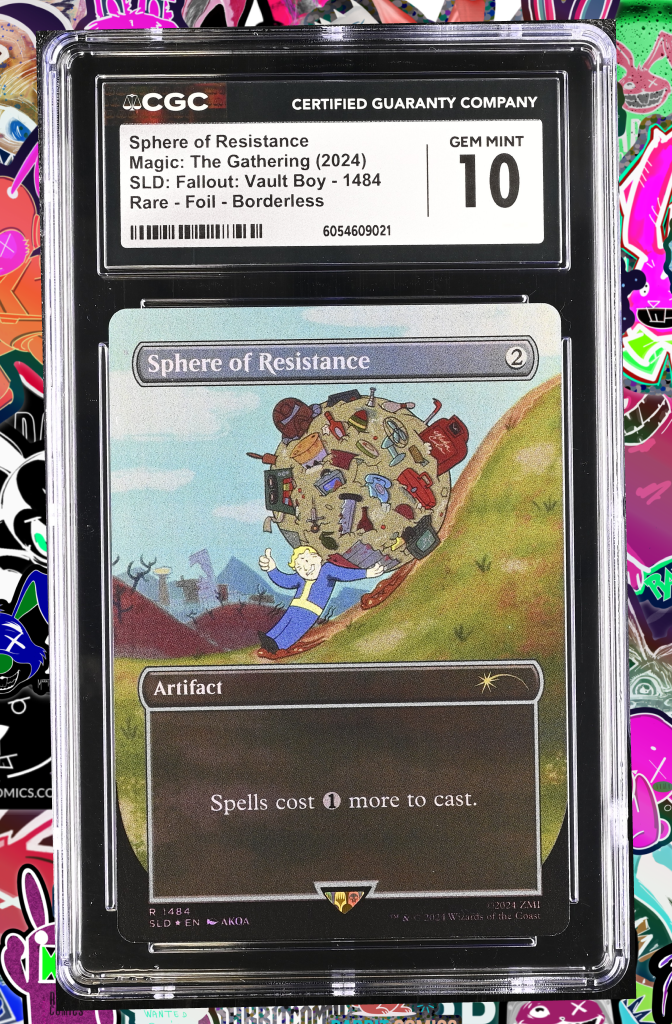 MTG - Secret Lair - Fallout | Sphere of Resistance Foil 1484 | CGC 10