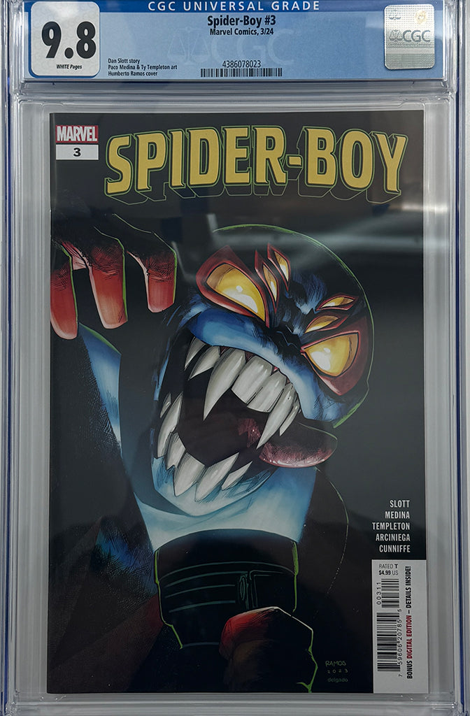 SPIDER-BOY #3 | MAIN COVER | CGC 9.8