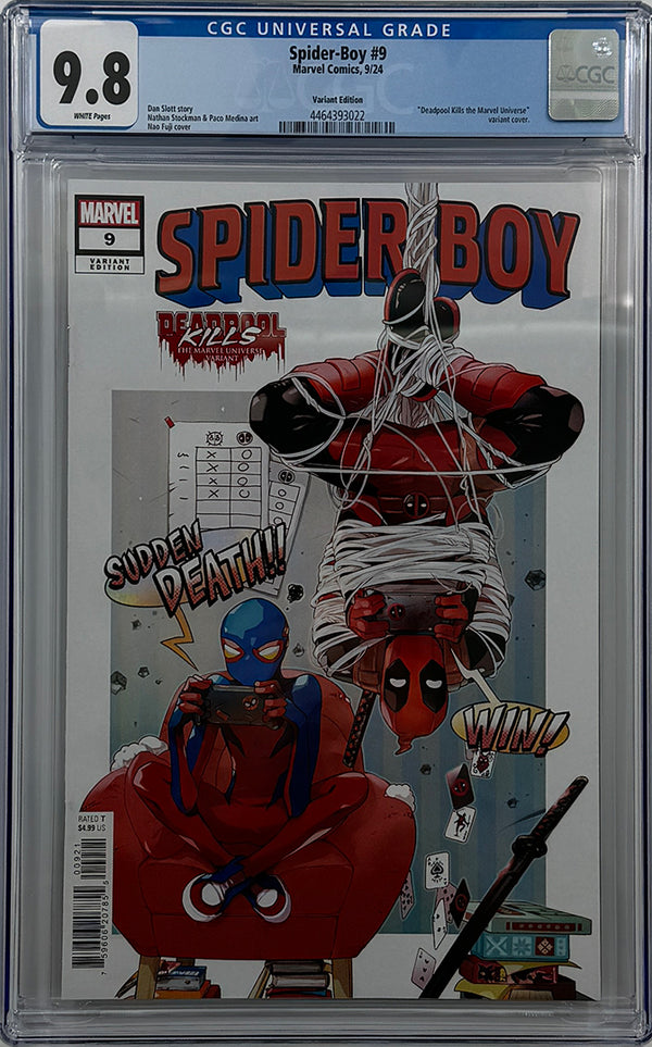 SPIDER-BOY #9 | NAO FUIJI DEADPOOL VARIANT | CGC 9.8