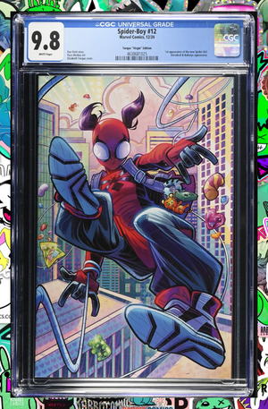 SPIDER-BOY #12 | 1:50 Ratio | 1st Spider-Girl | CGC 9.8