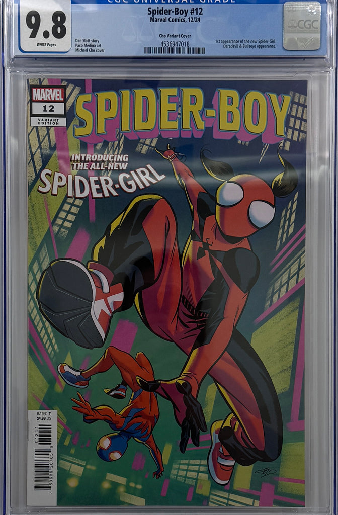 SPIDER-BOY #12 | Michael Cho Variant | 1st Spider-Girl | CGC 9.8