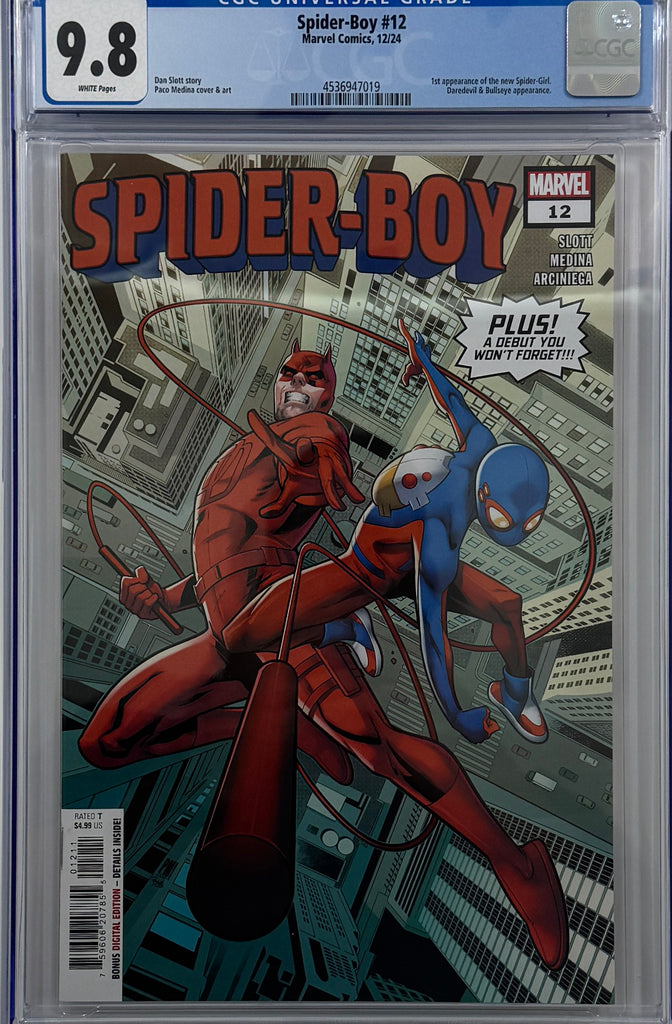 SPIDER-BOY #12 | MAIN COVER | 1st Spider-Girl | CGC 9.8