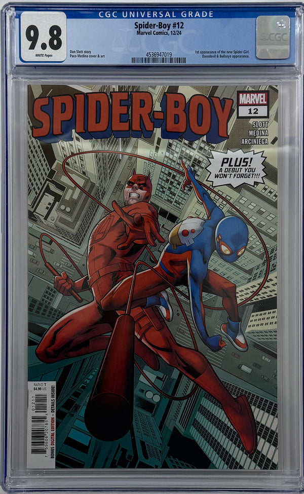 SPIDER-BOY #12 | MAIN COVER | 1st Spider-Girl | CGC 9.8