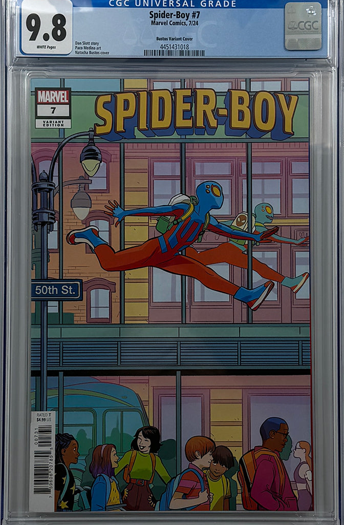 SPIDER-BOY #7 | NATACHA BUSTOS VARIANT | CGC 9.8