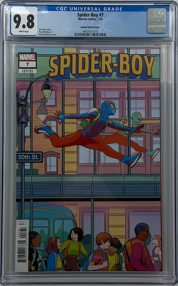 SPIDER-BOY #7 | NATACHA BUSTOS VARIANT | CGC 9.8