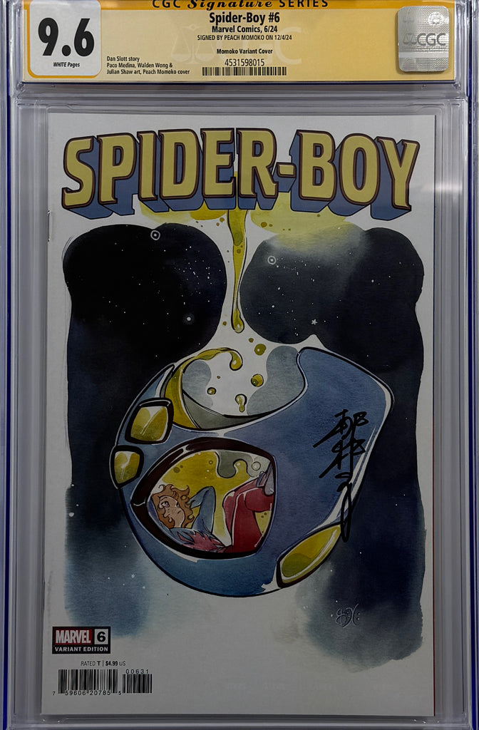SPIDER-BOY #6 | PEACH MOMOKO VARIANT | CGC 9.6 SS