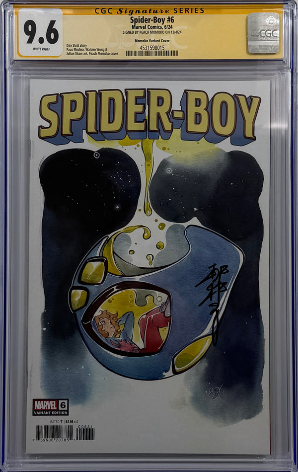 SPIDER-BOY #6 | PEACH MOMOKO VARIANT | CGC 9.6 SS