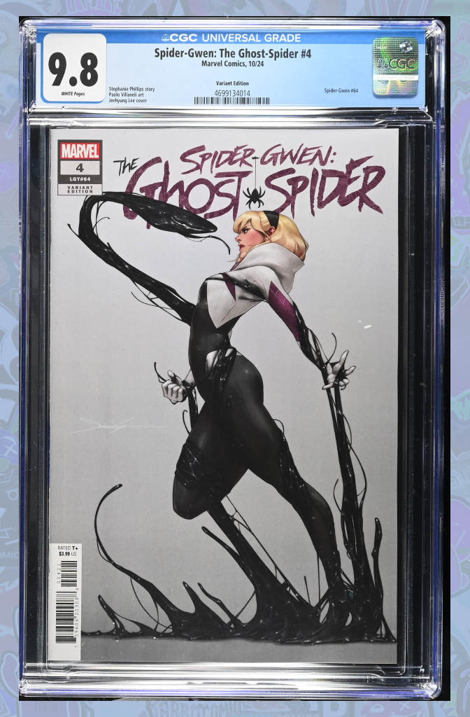SPIDER-GWEN: THE GHOST-SPIDER #4 | JEEHYUNG LEE VARIANT | CGC 9.8