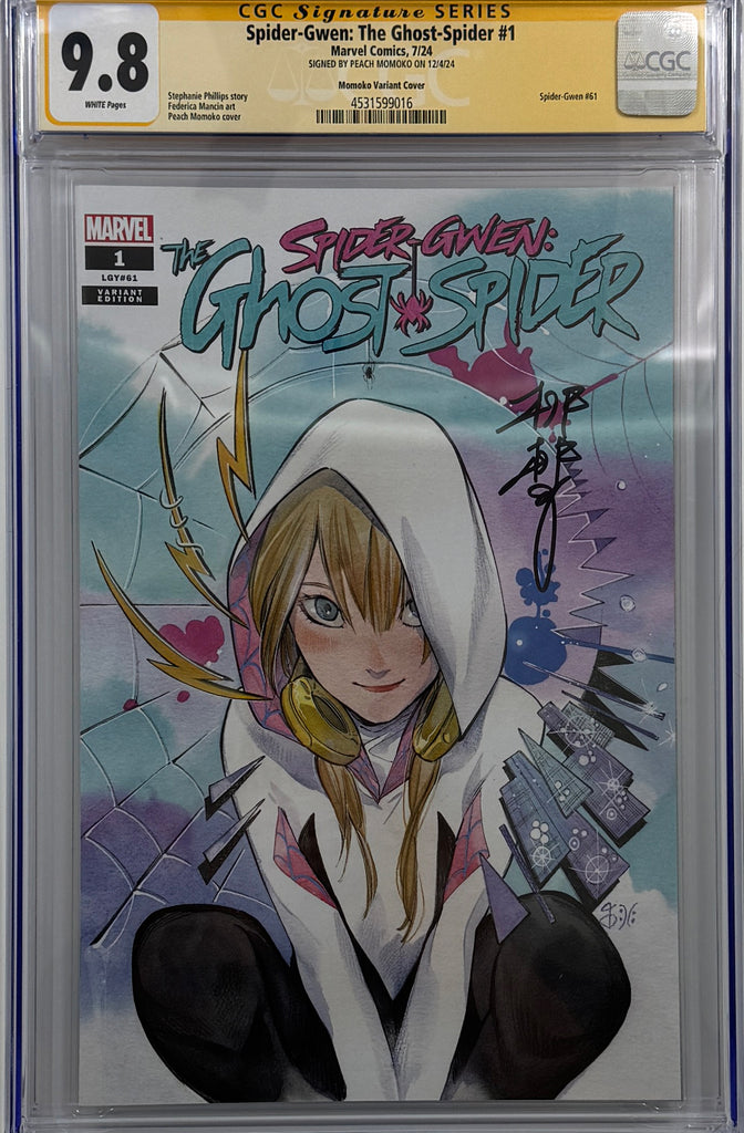 Spider-Gwen: Ghost Spider #1 | Peach Momoko Exclusive Trade Variant | CGC SS 9.8