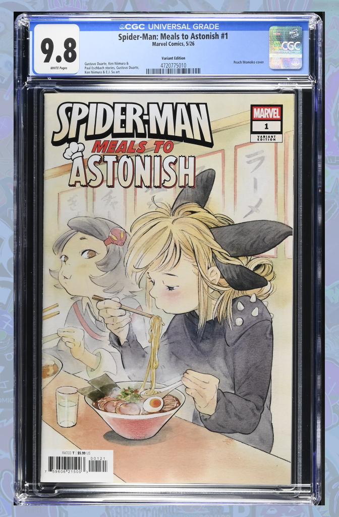 Spider-Man: Meals To Astonish #1 Peach Momoko Variant | CGC 9.8