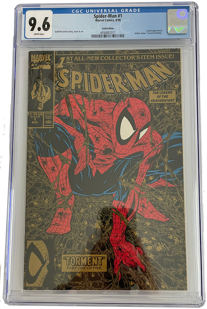 Spider-Man #1 (1990) | Gold Second Printing | CGC 9.6