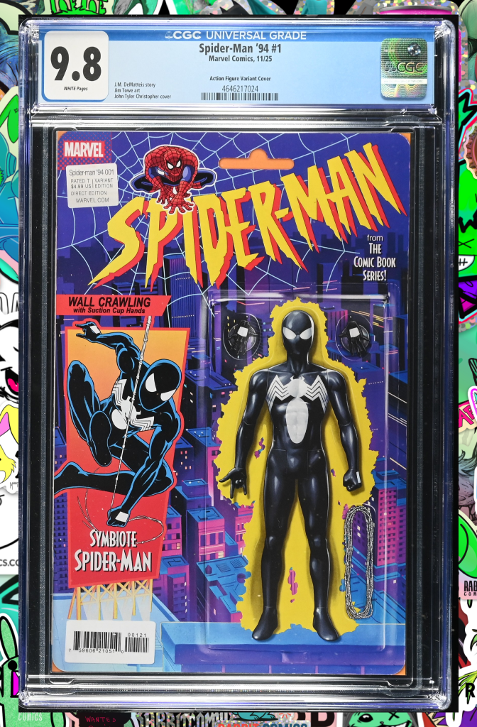 Spider-Man '94 #1 John Tyler Christopher Action Figure Variant | CGC 9.8