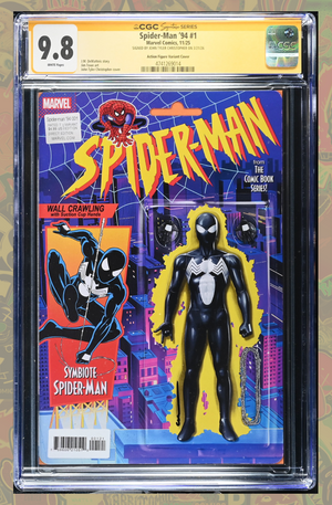 Spider-Man '94 #1 John Tyler Christopher Action Figure Variant | CGC SS 9.8