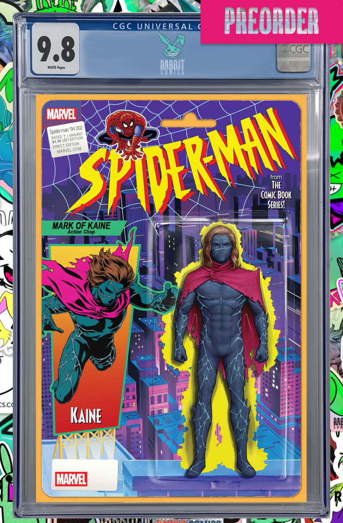 Spider Man '94 #2 John Tyler Christopher Action Figure Variant | CGC 9.8 | PREORDER