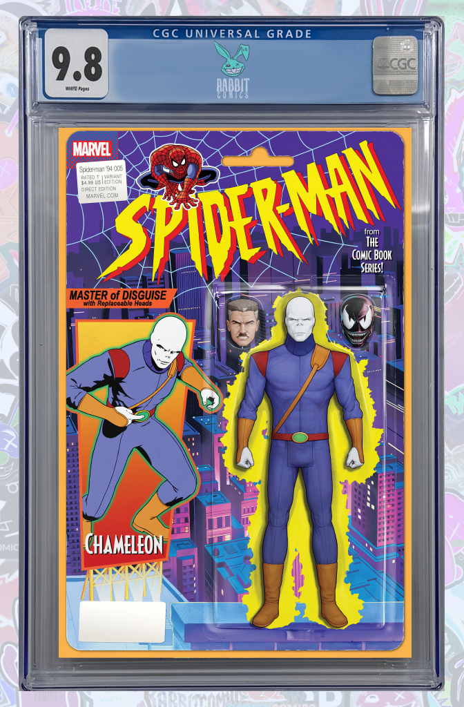 Spider-Man '94 #5 John Tyler Christopher Action Figure Variant | CGC 9.8 | PREORDER