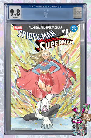 Marvel/DC: Spider-Man/Superman #1 Peach Momoko Variant | CGC 9.8 | PREORDER