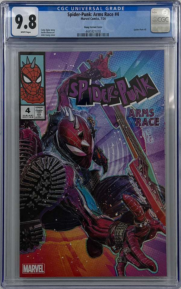 Spider-Punk: Arms Race #4 | John Giang Exclusive Trade Variant | CGC 9.8