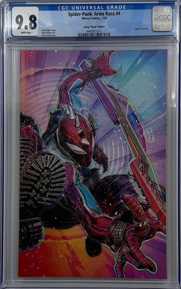 Spider-Punk: Arms Race #4 | John Giang Exclusive Virgin Variant | CGC 9.8