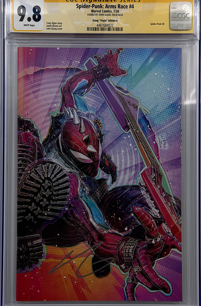 Spider-Punk: Arms Race #4 | John Giang Exclusive Virgin Variant | CGC SS 9.8