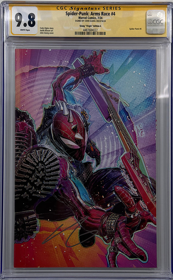 Spider-Punk: Arms Race #4 | John Giang Exclusive Virgin Variant | CGC SS 9.8