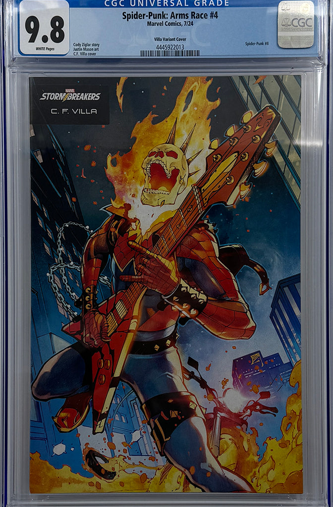 SPIDER-PUNK: ARMS RACE #4 | C.F. VILLA STORMBREAKERS VARIANT | CGC 9.8