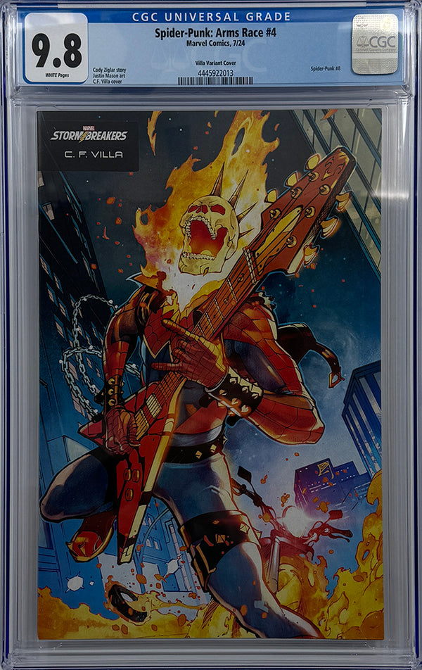 SPIDER-PUNK: ARMS RACE #4 | C.F. VILLA STORMBREAKERS VARIANT | CGC 9.8