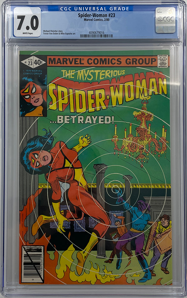 Spider-Woman #23 (1980) | Spider-Woman Betrayed | CGC 7.0