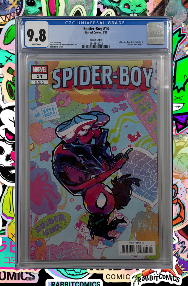 SPIDER-BOY #14 | ROSE BESCH VARIANT | CGC 9.8