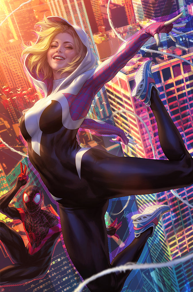 SPIDER-SOCIETY #1 | ARTGERM SPIDER-GWEN 1:100 RATIO VIRGIN VARIANT | P ...