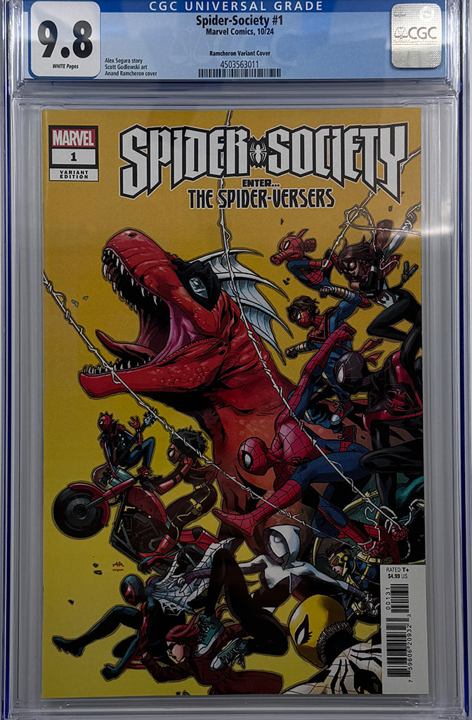 SPIDER-SOCIETY #1 | ANAND RAMCHERON VARIANT | CGC 9.8