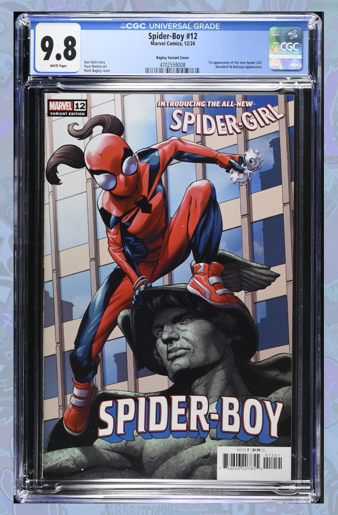SPIDER-BOY #12 | Mark Bagley Variant | 1st App New Spider-Girl | CGC 9.8