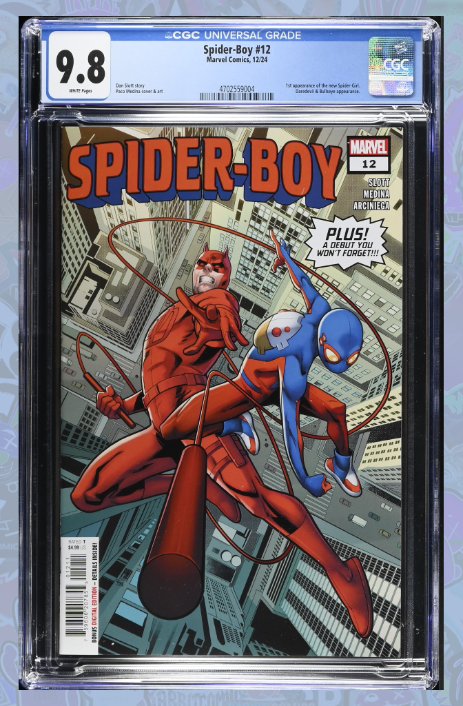 SPIDER-BOY #12 | MAIN COVER | 1st App of New Spider-Girl | CGC 9.8