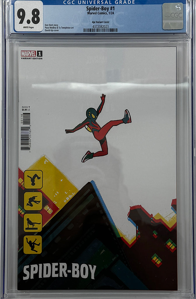 SPIDER-BOY #1 | DAVID AJA 1:50 RATIO VARIANT | CGC 9.8